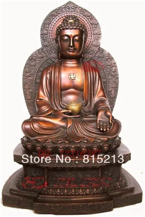 Cm Tibetan Buddhist Medicine Buddha Bronze Statue Statues