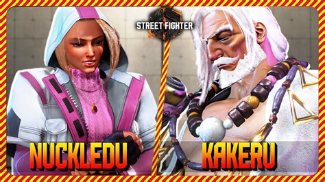 Street Fighter 6 NuckleDu CAMMY Vs Kakeru JP SF6 High Level