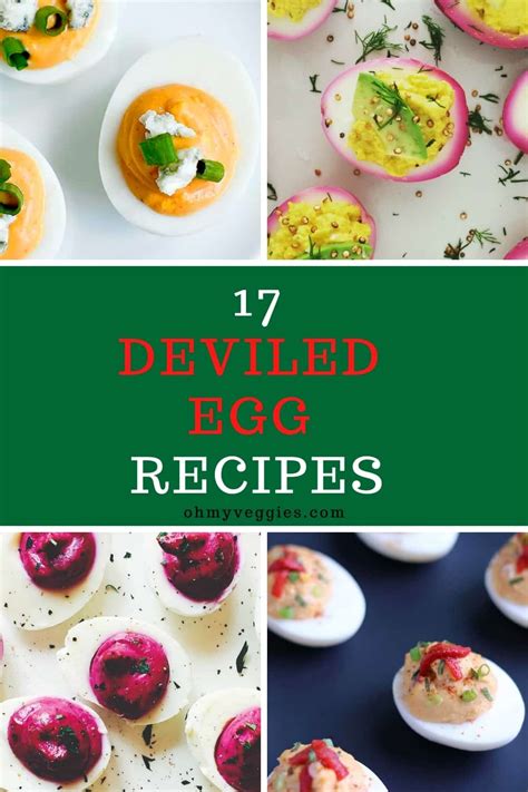 17 Delicious Deviled Egg Recipes | Oh My Veggies