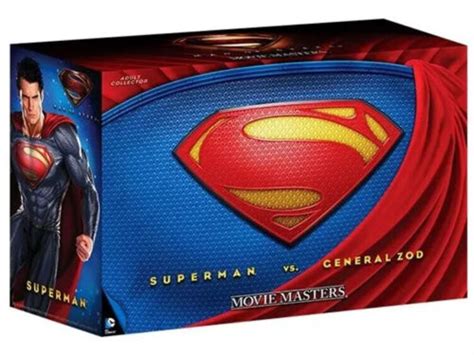 Sdcc Exclusive Dc Man Of Steel Movie Masters Superman Vs General