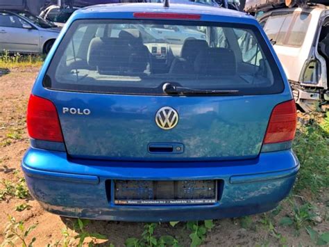 Vw Polo N Heckklappe Komplett In Mercatoblau La M T Rig Bj