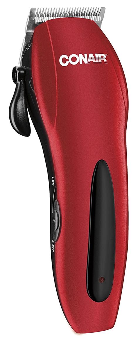 Conair Cord Cordless Rechargeable Pc Home Haircutting Kit Red