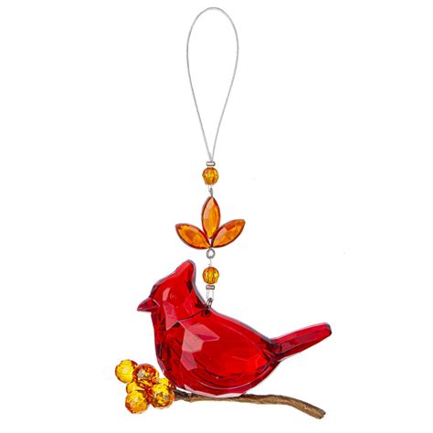 Fitzulas T Shop Ganz Crystal Expressions Autumn Cardinal Ornament