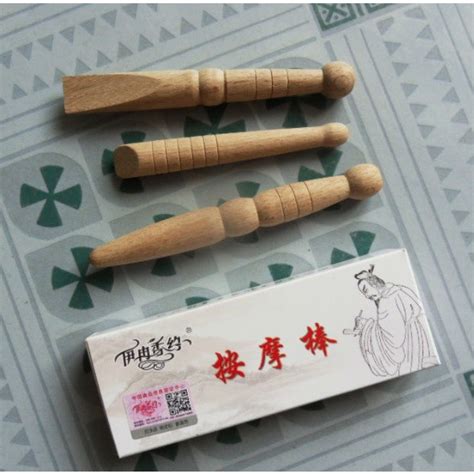 3pcs Wooden Foot Body Massage Stick Relieve Muscle Relaxing Tool