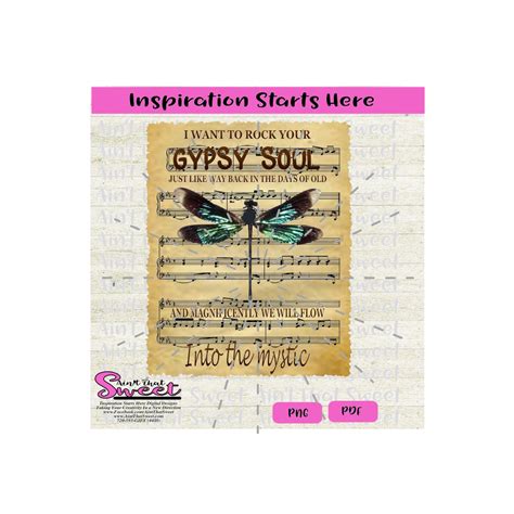 I Want To Rock Your Gypsy Soul Into The Mystic Sheet Music Digital