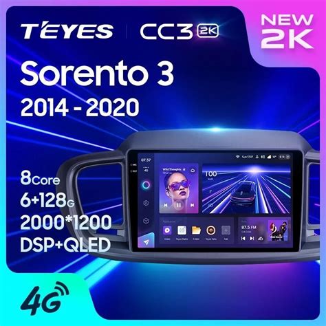 TEYES CC3L CC3 2K For Kia Sorento 3 2014 2020 Right Hand Drive Car