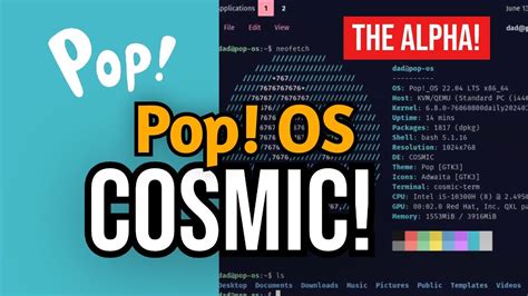 Cosmic Alpha Pops Pop OS 22 Cosmic Desktop Alpha Quick Look