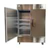 Cooler Depot 54 In W 47 Cu Ft Frost Free Two Door Commercial Reach