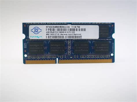 Оперативная память для ноутбука SODIMM Nanya DDR3 4Gb 1333MHz PC3 ...
