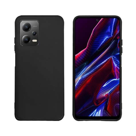 Capa Protetora De Silicone Para Poco X5 E Redmi Note 12 5g Preto