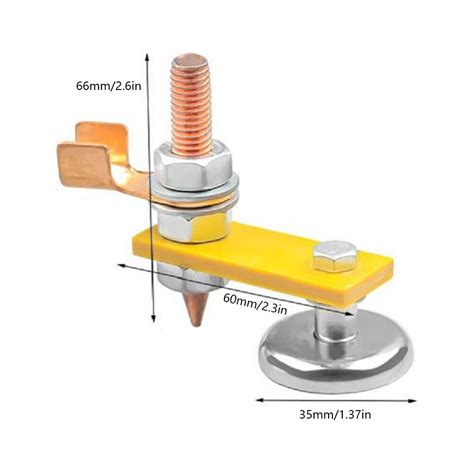 Welding Magnet Head Magnetic Welding Fix Ground Clamp Single Head