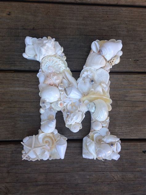 Seashell Letters Etsy