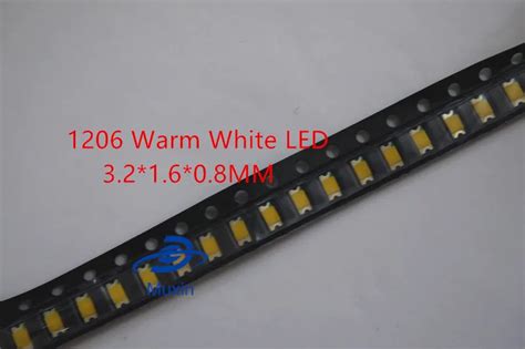 Pcs Smd Smt Warm White Super Bright Led Lamp Light High