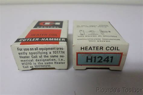 Lot Of 3 New Cutler Hammer Heater Coils H1241 10177h1241 Ebay