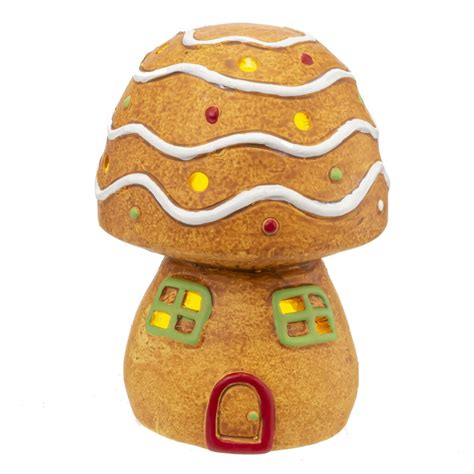 806071 Фигурка декоративная с подсветкой "Гриб пряничный" 8 х 8 х 10.0 ...
