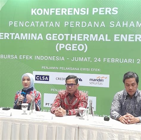 Siap Ekspansi PT Pertamina Geothermal Energy Tbk Mulai Tawarkan Saham