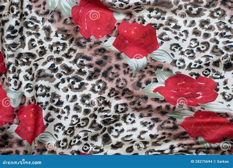 Animal print fabric stock photo. Image of structure, rose - 28275694