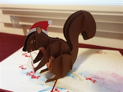 Papercrush Pop Up Karte Weihnachten Eichh Rnchen S E D