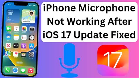 How To Fix Iphone Microphone Not Working After Ios Update Youtube