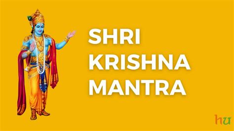 Powerful Shri Krishna Mantra and It's Benifits - HindUtsav