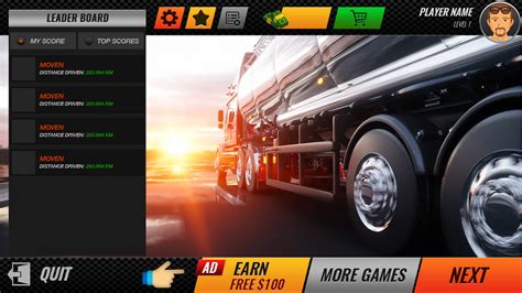 Game Ui Truck Simulator Behance