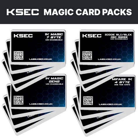 KSEC Magic UID Changeable Card Packs RFID Access Card Cloning