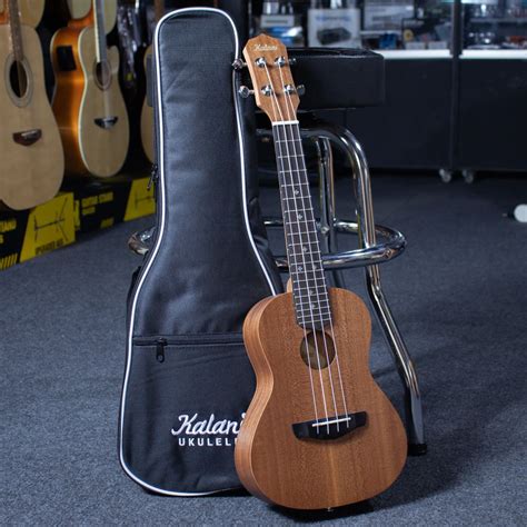 Ukulele Kalani Tribes Concerto Sapele Natural Ac Stico Bag Kal