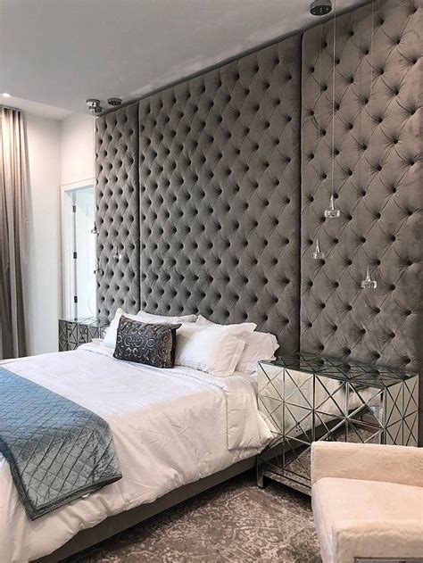 Custom Deep Diamond Button Tufted Upholstered Wall Panels Upholstered