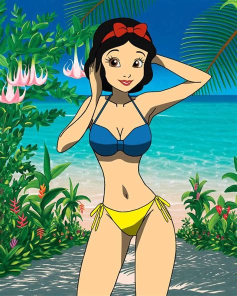 Snow White In A Bikini By Dyneal On Deviantart