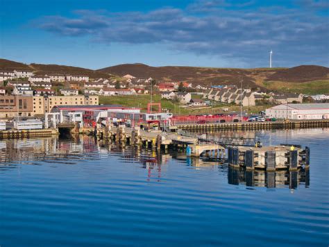 130+ Shetland Islands Ferry Scotland Transportation Stock Photos ...