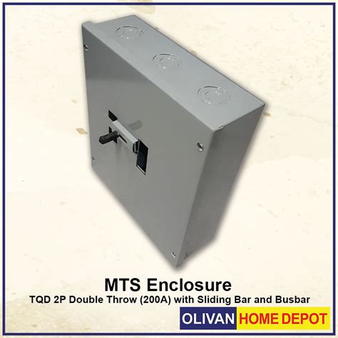 Manual Transfer Switch Mts Enclosure Tqd Pole Double Throw With