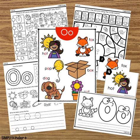 Letter O Alphabet Activities (Middle Sound) - Simply Kinder Plus