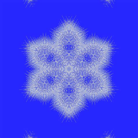 Fractal Snowflake Free Stock Photo - Public Domain Pictures