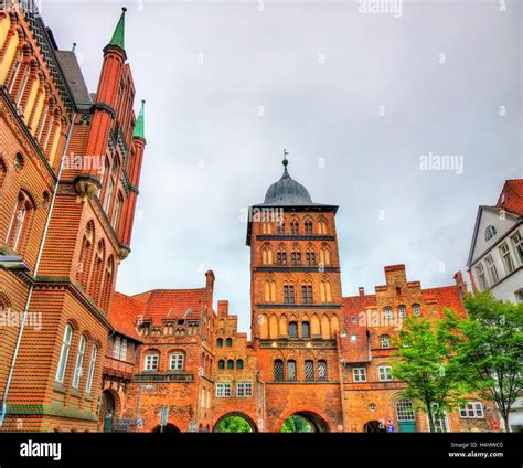 Burgtor The Northern Gate Of Lubeck Germany Stock Photo Alamy