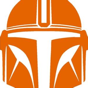 Star Wars Mandalorian Helmet Logo Vinyl Decal Sticker Pick Color Size ...