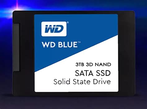 Western Digital WD Blue 3D NAND SATA III 2.5" Internal SSD 3TB ...