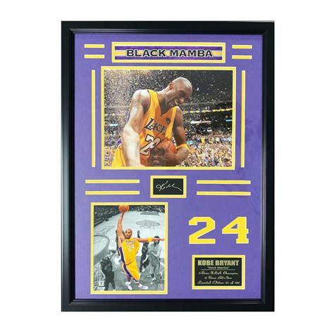 KOBE BRYANT 2 PHOTO LARGE FRAME - Mymancave Store