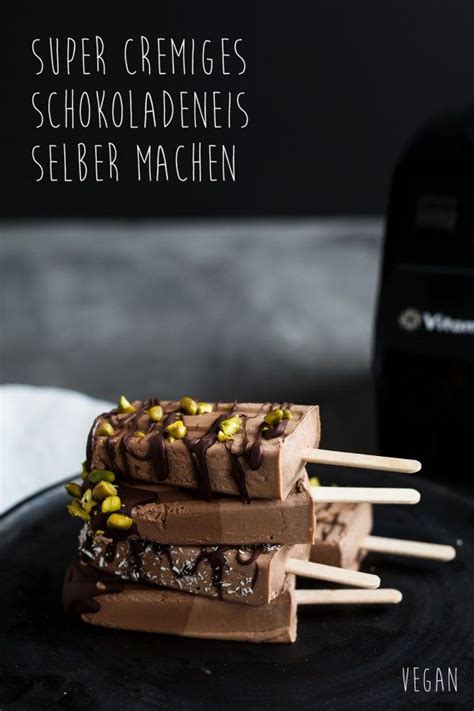 Schokoladen Kokos Eis Selbermachen Popsicles Vegan Mom By Anna