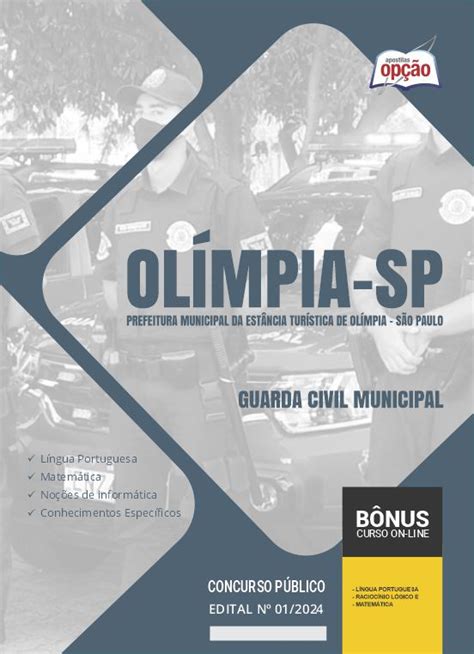 Apostila Prefeitura De Ol Mpia Sp Em Pdf Guarda Civil Municipal