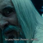 Saruman - death Meme Generator - Imgflip