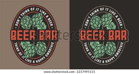 Hop Beer Logo Brew Emblem Hops Stock Vector (Royalty Free) 2237495131 | Shutterstock