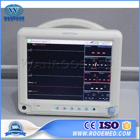 F5 A8 Hospital Portable Multi Parameter Ambulance ICU Patient Monitor