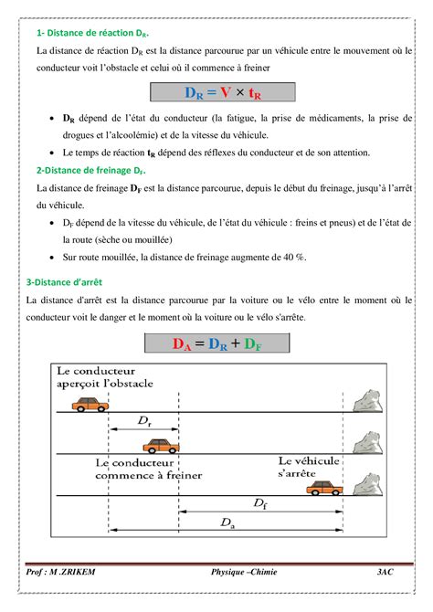 Vitesse Moyenne Cours 1 AlloSchool