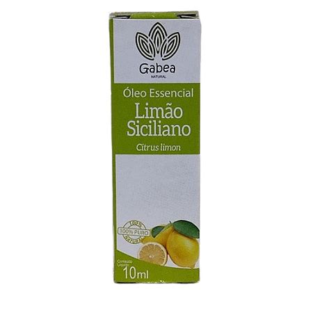 Óleo Essencial de Limão Siciliano 10 ml Produtos Naturais Flora Mais