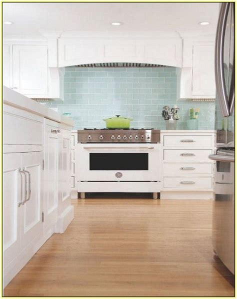 Awesome Sea Glass Backsplash Tile Collections For Amazing Kitchen