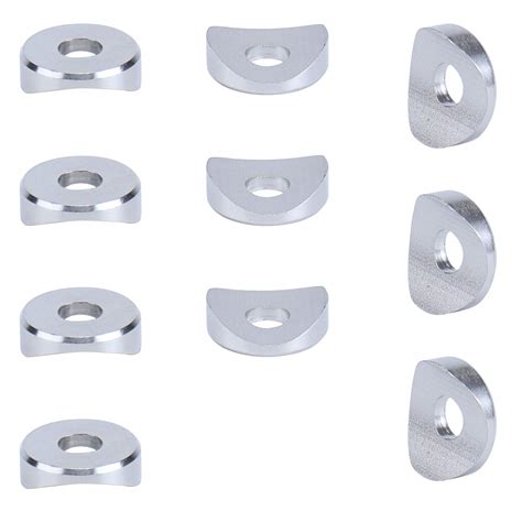 Muzata Stainless Steel Angle Beveled Washer For Mm Round Curve