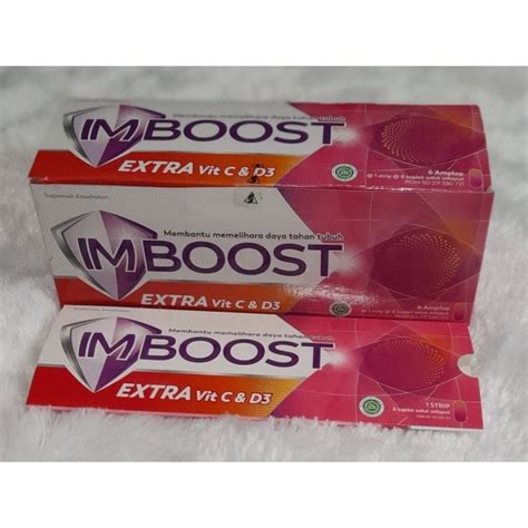 Jual Imboost Extra Vit C D3 Tab 10 S Strip Daya Tahan Tubuh