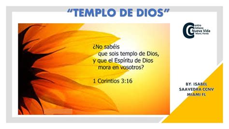 TEMPLO DE DIOS BY ISABEL SAAVEDRA CCNV MIAMI FL YouTube