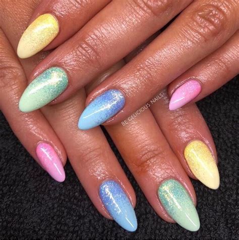 Beautiful Multi-Colored Nails Designs For Summer - The Glossychic