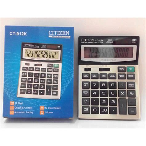 Jual Kalkulator Citizen Ct K Kalkulator Digit Harga Grosir